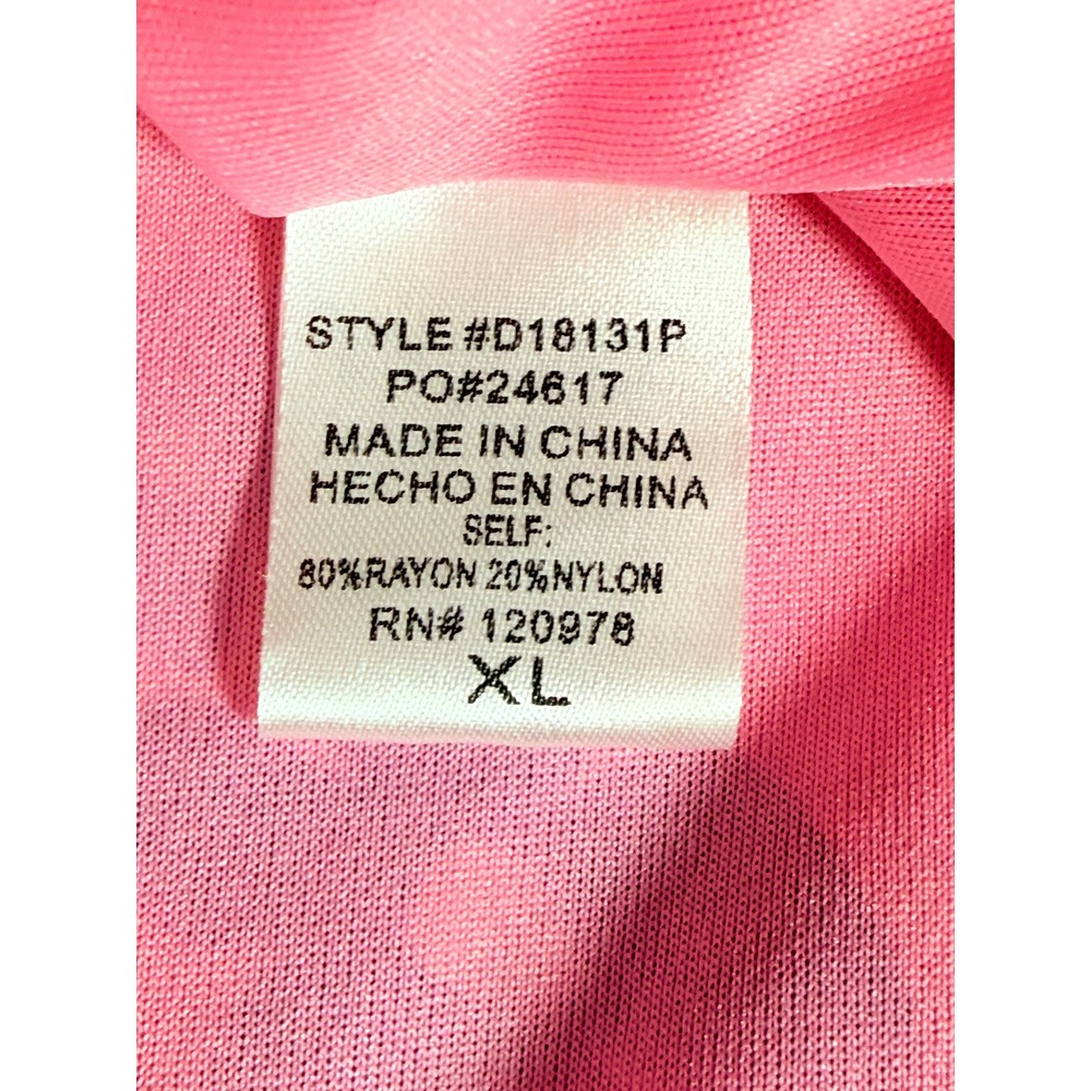 Y2k Entro Pink Floral Tiered Oversized Babydoll Dress Retro Girlhoodcore XL Brig - Picture 9 of 10